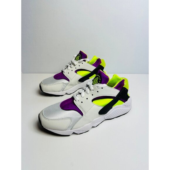 10 Women’s Nike Air Huarache DH4439 101 running shoes White Neon Magenta - Picture 2 of 9